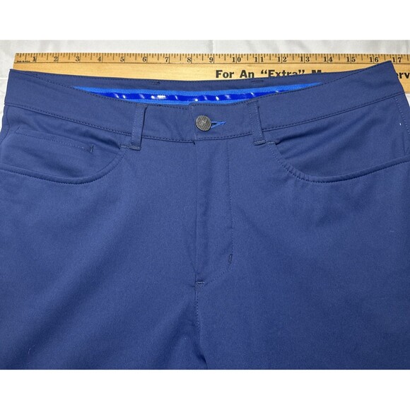 Twillory Men's Size 32X34 Tailored Fit Performance Golf Pants Navy Blue - Picture 9 of 12